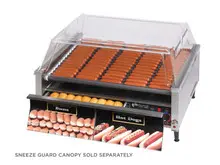 Star - Grill-Max Analog 75 Hot Dog Grill 120V w/ Duratec Coating & Bun Drawer - 75SCBD