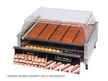 Star - Grill-Max Analog 75 Hot Dog Grill 208-240V w/ Staltek Coating & Bun Drawer - 75STBD