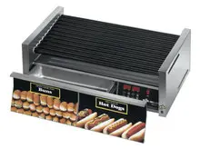 Star - Grill-Max Electronic 75 Hot Dog Grill 208-240V w/ Saltek Coating & Bun Drawer - 75STBDE