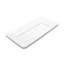 Delfin - Pacific Rim 15" x 8" White Melamine Tray (10 Per Case) - DFTRC158AS020