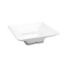 Delfin - Pacific Rim 2 Qt White Melamine Square Bowl (5 Per Case) - DFBSQ113AS020
