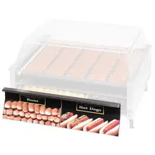 Star - Merchandising Door for 50 & 75 Dog Roller Grills - 50RGMD