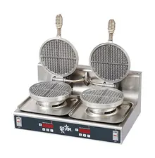 Star - 7" Standard Double Waffle Baker 120V - SWBD