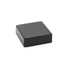 Delfin - 6" x 6" x 2" Black ABS Cube Riser (4 Per Case) - DFCR66217