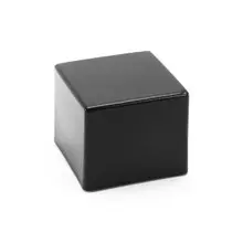 Delfin - 6" x 6" x 5" Black ABS Cube Riser (4 Per Case) - DFCR66517
