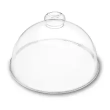 Delfin - 13" Clear Acrylic Sampling Dome W/ Round Top (4 Per Case) - DFDRD13K00