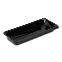 Delfin - 15" x 8" Black Acrylic Rectangle Insert (6 Per Case) - DFIRC158210