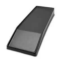 Delfin - 30" x 10" Black ABS Rectangle Meat Riser (2 Per Case) - DFMR301017
