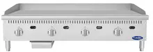 Atosa - 48" Thermostatic Polished Steel Gas Griddle - ATG-4824-S