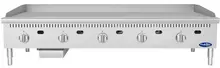 Atosa - 60" Thermostatic Polished Steel Gas Griddle - ATG-6024-S