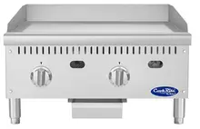 Atosa - 24" Thermostatic Chrome Plated Gas Griddle - ATG-2424-C