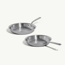 Made In - 10" & 12" Stainless Clad 5-Ply Frying Pan Set