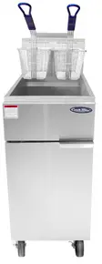 Atosa - 40lb Natural Gas Deep Fryer - ATFS-40ES-NG