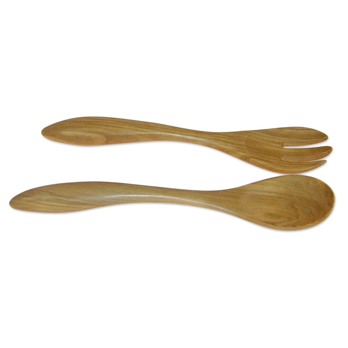 Bérard France - Provencal 12" (30cm)  Olivewood Salad Server Set, 2 Piece - 7405374