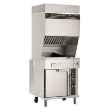 Wells - Ventless Cooking System w/ Convection Oven Base & Griddle/2 Hot Plates - WVO-2HFG 240V, 3-phase
