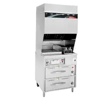 Wells - Ventless Cooking System w/ Drawer Warmer Base & Griddle/Fryer 208V/3Ph - WVFGRW