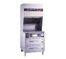 Wells - Ventless Cooking System w/ Drawer Warmer Base & Griddle 208-240V/1Ph - WVG136RW