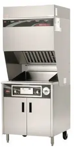 Wells - Ventless Cooking System w/ Cabinet Base & Griddle 208-240V/1Ph - WVG136