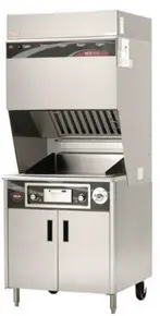 Wells - Ventless Cooking System w/ Cabinet Base & Griddle 208-240V/3Ph - WVG136