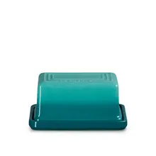 Le Creuset - 7" (Holds 1Lb) Bleu Riviera Butter Dish