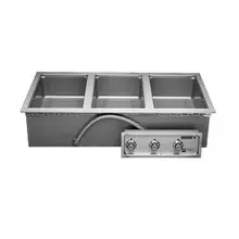 Wells - 3 Well Drop-In Food Warmer 208-240V/3Ph w/ Thermostatic Controls, Auto-Fill & Drains - MOD300TDAF