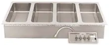 Wells - 4 Well Drop-In Food Warmer 208-240V/3Ph w/ Thermostatic Controls, Auto-Fill & Drains/Manifold - MOD400TDMAFS