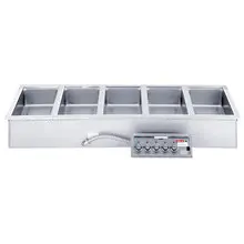 Wells - 5 Well Drop-In Food Warmer 208-240V/3Ph w/ Infinite Controls - MOD500