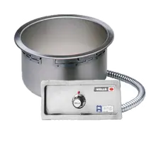 Wells - 7 Qt. Round Drop-In Insulated Food Warmer 208/240V w/ Thermostatic Controls - SS8TUI