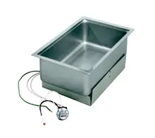 Wells - 1 Well 12" x 20" Bottom Mount Food Warmer 120V w/ Thermostatic Controls & Drain - SS-206ETD-120