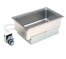 Wells - 1 Well 12" x 20" Bottom Mount Food Warmer 208/240V w/ Infinite Controls & Drain - SS206ERD