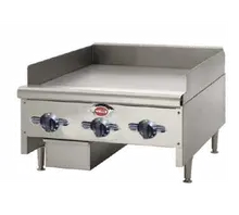 Wells - 36" x 24" Gas Griddle w/ Manual Controls - HDG3630G