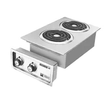 Wells - Dual 8" Built-In Spiral Hot Plate 208/240V - H-636