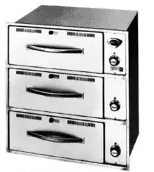 Wells - 3 Drawer Freestanding Drawer Warmer 120V - RW-3HD