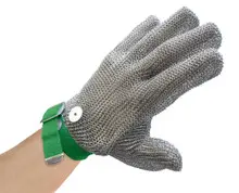 Omcan - Extra Large Mesh Glove w/ Green Wrist Strap - 13559