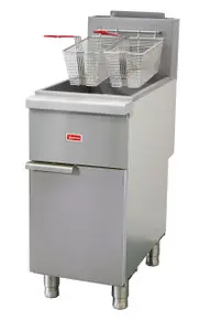 Omcan - 40-50 lb Tube-Fired Liquid Propane Fryer - 48637