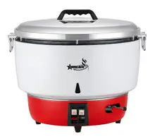 Omcan - 110 Cups Commercial Natural Gas Rice Cooker/Warmer - 48761