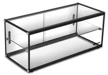 Omcan - 36" Countertop Display Case w/ Square Front Glass & 2 Tiers - 49199