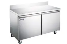 Omcan - 60" Aurora Worktop Refrigerator w/ 2 Doors - 59099