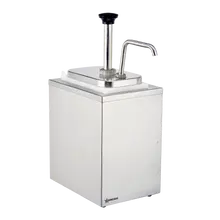 Omcan - Single Stainless Steel Pump Condiment Dispenser - 81282