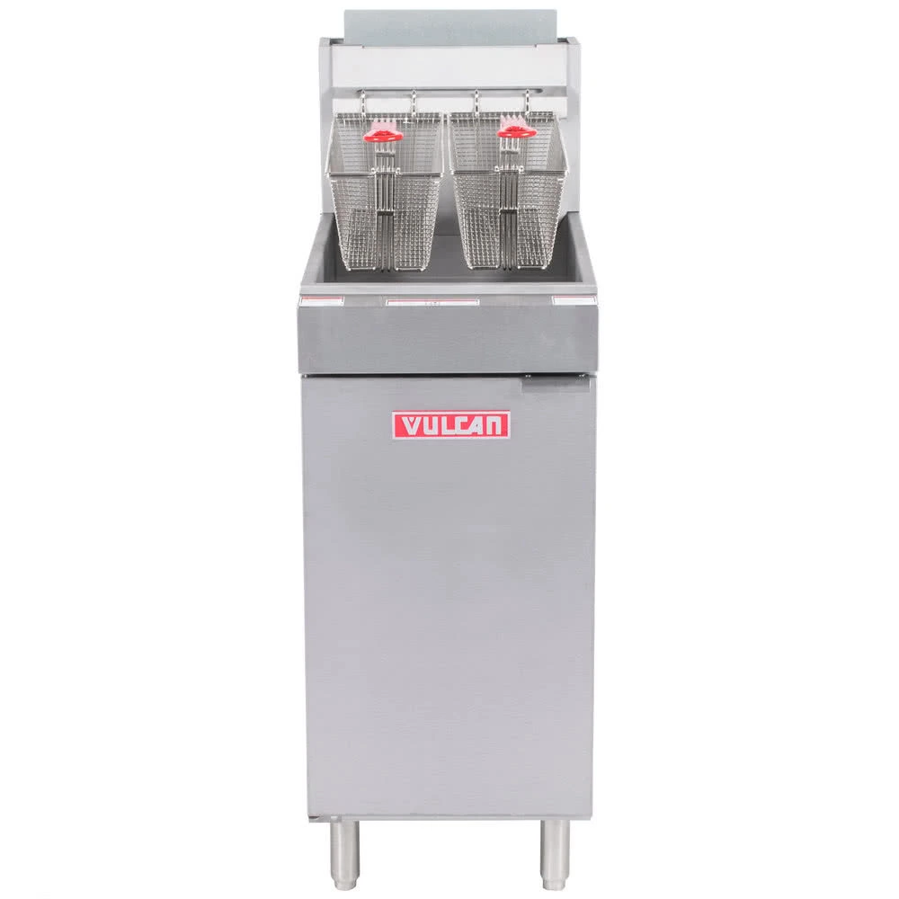 Vulcan - 45-50 lb. Gas Floor Fryer - 120,000 BTU