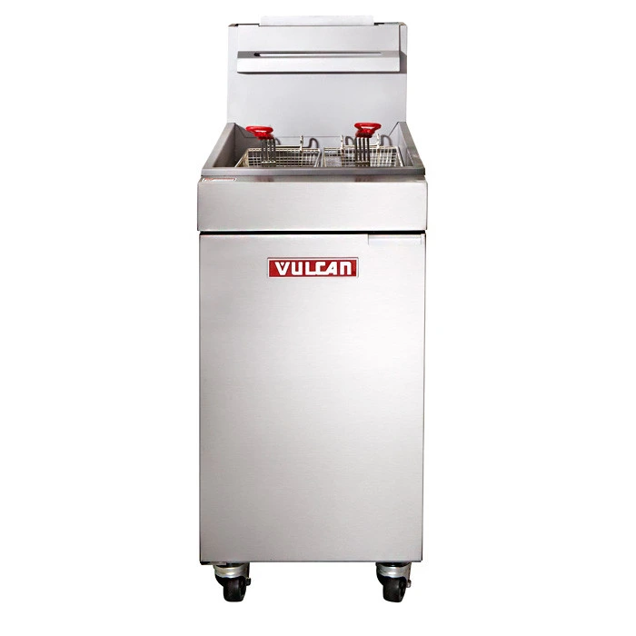 Vulcan - 65-70 lb. Gas Floor Fryer - 150,000 BTU