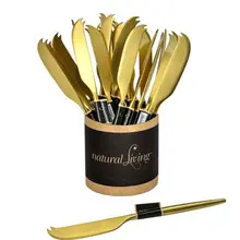 Natural Living - Small Gold Cheese knife