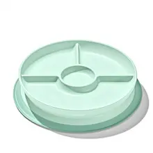 OXO  TOT - Opal Divided Suction Plate