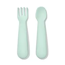 OXO  TOT - Plastic Mini Fork & Spoon Set