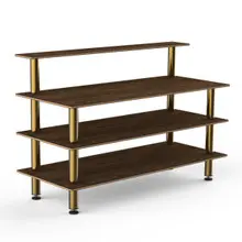 Copy of Mogogo - Modular 71" x 29.5" x 47" Mango Wood / Brushed Brass Classic Plus Unit - MGCMLB13WBXF