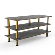 Mogogo - Modular 71" x 29.5" x 35" Grey Slate / Brushed Brass Midhole Display Unit - MGCMLB09GBXF