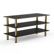 Mogogo - Modular 71" x 29.5" x 35" Black Marble / Brushed Brass Classic Large Unit - MGCMLX01MBXF