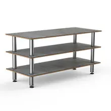 Mogogo - Modular 71" x 29.5" x 35" Grey Slate / Brushed Stainless Steel Classic Large Unit - MGCMLX01GSXF