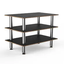 Mogogo - Modular 47" x 29.5" x 35" Black Marble / Brushed Stainless Steel Classic Medium Unit - MGCMLX02MSXF