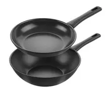 Zwilling - Madura Plus 2 Pc Aluminum Ceramic Non-Stick Fry Pan & Wok - 1036337
